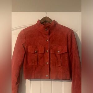 Henri Bendel leather suede jacket ❤️